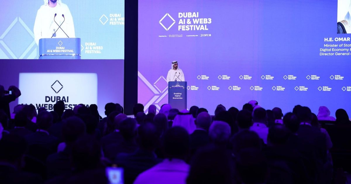 Photo: الشرق بلومبرغ Dubai opens third edition of Dubai AI Festival 2026