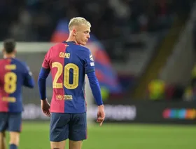 داني أولمو بقميص نادي برشلونة - Getty Images