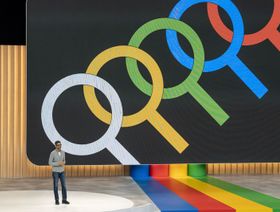 سوندار بيتشاي ، الرئيس التنفيذي لشركة "ألفابت"، خلال مؤتمر مطوري "غوغل" في ماونتن فيو ، كاليفورنيا ، الولايات المتحدة ، يوم الأربعاء ، 10 مايو 2023 - المصدر: بلومبرغ