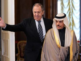 وزير الخارجية الروسي يستقبل نظيره السعودي خلال زيارته موسكو - المصدر: بلومبرغ