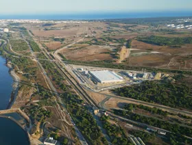 المبنى الأول من مجمّع مراكز البيانات التابع لـ"ستارت كامبوس" في سينيس، البرتغال - بلومبرغ