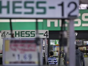 محطة وقود تابعة لشركة "هيس" - المصدر: بلومبرغ