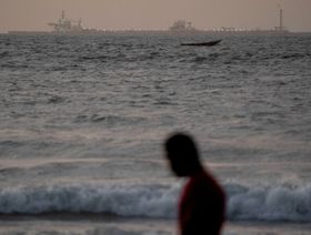 محطة غاز بحرية في سانت لويس، السنغال - المصدر: بلومبرغ