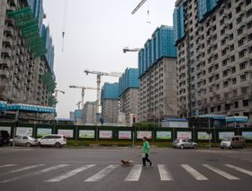 مبانٍ سكنية قيد الإنشاء في العاصمة الصينية، بكين (أرشيفية) - المصدر: بلومبرغ