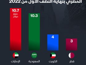 إنفوغراف: الودائع العربية الأكبر لدى المركزي المصري