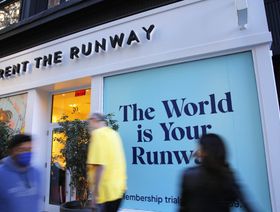 واجهة متجر تابع لشركة "رينت ذا رانواي" في نيويورك - المصدر: بلومبرغ