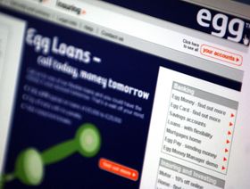 واجهة الموقع الإلكتروني على الإنترنت لشركة "إيغ" (Egg) - المصدر: بلومبرغ