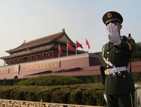 بعض شركات التطوير العقاري تتحايل على الخطوط الحمراء التي وضعتها الصين بشأن حدود الاقتراض، وهو ما كشفته بكين وتشدد من رقابتها حالياً. - AFP