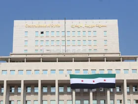 مبنى مصرف سورية المركزي في العاصمة دمشق، الجمهورية العربية السورية - رويترز