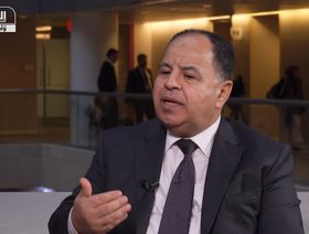 وزير المالية المصري محمد معيط خلال المقابلة مع "الشرق" - المصدر: الشرق