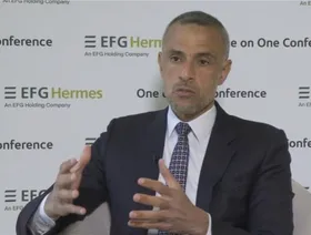 كريم عوض الرئيس التنفيذي لمجموعة "إي إف جي القابضة" المصرية - الشرق