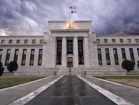 مبنى بنك الاحتياطي الفيدرالي الأميركي في واشنطن، الولايات المتحدة - بلومبرغ