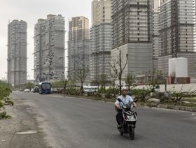 مبيعات شركات التطوير العقاري في الصين - المصدر: بلومبرغ