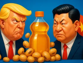 أميركا والصين.. حرب الزيت والفول