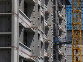 المباني السكنية قيد الإنشاء في جينان، الصين - المصدر: بلومبرغ