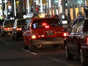 سيارات الأجرة في حي غينزا بطوكيو - المصور: يوريكو ناكاو / بلومبرغ