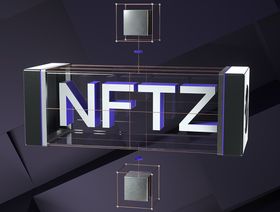 صورة ثلاثية الأبعاد مركبة لرمز صندوق "ديفاينس ديجيتال ريفلوشن" (NFTZ) - المصدر: شركة "ديفاينس"