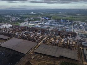 منشأة لصناعة النيكل تابعة لشركة "بي تي فيرشو دراغون" في كوناوي، جنوب شرق سولاوسي، إندونيسيا - المصدر: بلومبرغ