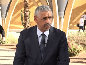 سيدي ولد التاه في مقابلة مع "الشرق" خلال اجتماعات صندوق النقد والبنك الدوليين عام 2023 في مدينة مراكش المغربية، عندما كان مديراً عاماً للمصرف العربي للتنمية الاقتصادية في أفريقيا "باديا" - المصدر: بلومبرغ