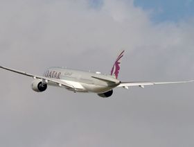 طائرة من طراز إيرباص A350 تابعة لشركة الخطوط الجوية القطرية - AFP