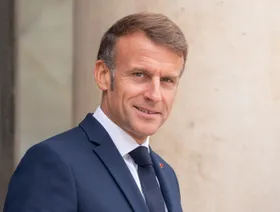 الرئيس الفرنسي إيمانويل ماكرون - بلومبرغ