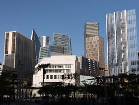 مبانٍ سكنية وتجارية بمركز الملك عبدالله المالي في الرياض، المملكة العربية السعودية - المصدر: بلومبرغ