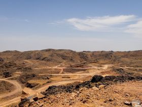 موقع تعدين بمنطقة خنيقوية في المملكة العربية السعودية  - المصدر: بلومبرغ