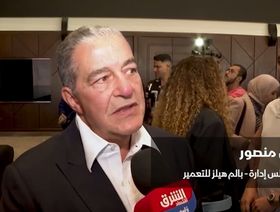 ياسين منصور رئيس مجلس إدارة شركة 'بالم هيلز للتعمير' المصرية خلال حديثه مع قناة الشرق - الشرق