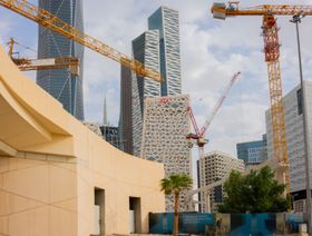 حي الملك عبدالله المالي في الرياض، السعودية - بلومبرغ