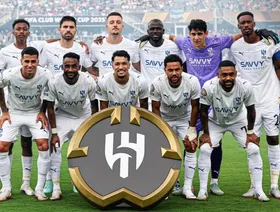 فريق الهلال السعودي قبل مباراته أمام فلومينينسي البرازيلي بربع نهائي المونديال - منصة "X"