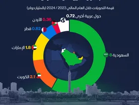 إنفوغراف: السعودية مصدر أكثر من نصف تحويلات المصريين من الدول العربية