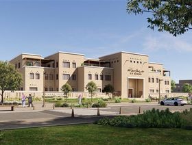 مدرسة على طراز العمارة النجدية - الشرق