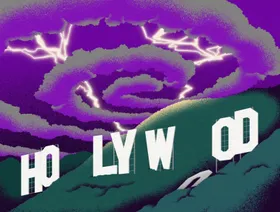 صورة تعبيرية عن تحول هوليوود من حلم إلى بقعة يأس - بلومبرغ