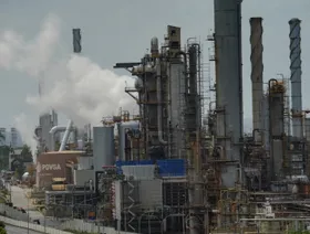 مصفاة "إل باليتو" التابعة لشركة "بتروليوس دي فنزويلا" في فنزويلا - بلومبرغ