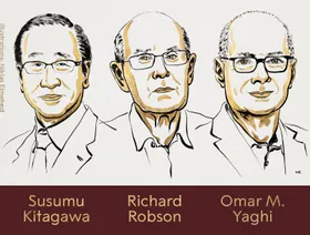 العربي عمر ياغي يفوز بجائزة نوبل للكيمياء