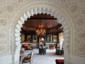 صورة من داخل فندق "المامونية"، مدينة مراكش، المملكة المغربية - المصدر: mamounia.com