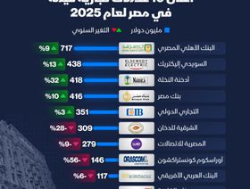 إنفوغراف: ما هي أعلى العلامات التجارية قيمة في مصر؟