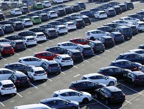 سيارات جديدة داخل مصنع "فورد" في كولونيا، بألمانيا، بتاريخ 14 فبراير 2023 - المصدر: بلومبرغ
