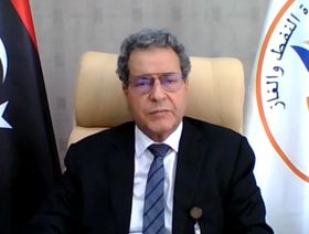 وزير النفط والغاز في حكومة الوحدة الوطنية الليبية محمد عون - المصدر: الشرق