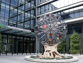 المقر الرئيسي لشركة "Hewlett Packard Enterprise" في سبرينج، تكساس، الولايات المتحدة، يوم الاثنين 29 مايو 2023. - بلومبرغ