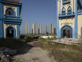 مشروع مدينة السياحة العالمية التابع لشركة "إيفرغراند" - المصدر: بلومبرغ