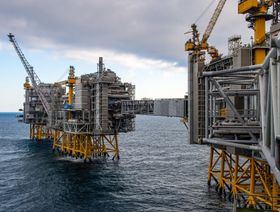 منصة بحرية للتنقيب عن النفط تابعة لشركة "إكوينور" في حقل النفط يوهان سفيردروب، في بحر الشمال، النرويج - المصدر: بلومبرغ