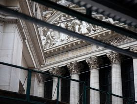 بورصة نيويورك في مدينة نيويورك الأميركية - المصدر: بلومبرغ