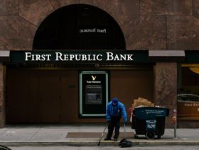 مقر مصرف "فيرست ريبابليك بنك" في سان فرانسيسكو بولاية كاليفورنيا في الولايات المتحدة  - المصدر: بلومبرغ