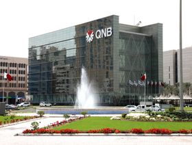 منبى بنك قطر الوطني في العاصمة الدوحة - المصدر: بلومبرغ