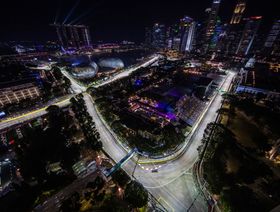 المسار خلال سباق الجائرة الكبرى "فورملا 1" لسنة 2019 في سنغافورة - المصدر: بلومبرغ