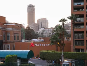 فندق يحمل علامة "ماريوت إنترناشونال" في حي الزمالك، القاهرة، مصر، بتاريخ 5 فبراير 2025 - بلومبرغ