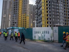 عقارات سكنية قيد الإنشاء في مشروع "هونور أوف تشاينا" في بكين - المصدر: بلومبرغ