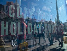 واجهة متجر "أمريكان إيغلز" في لاس فيغاس، نيفادا - المصدر: بلومبرغ