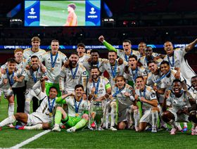 تتويج فريق ريال مدريد بدوري أبطال أوروبا 2024 - المصدر: حساب النادي على إكس